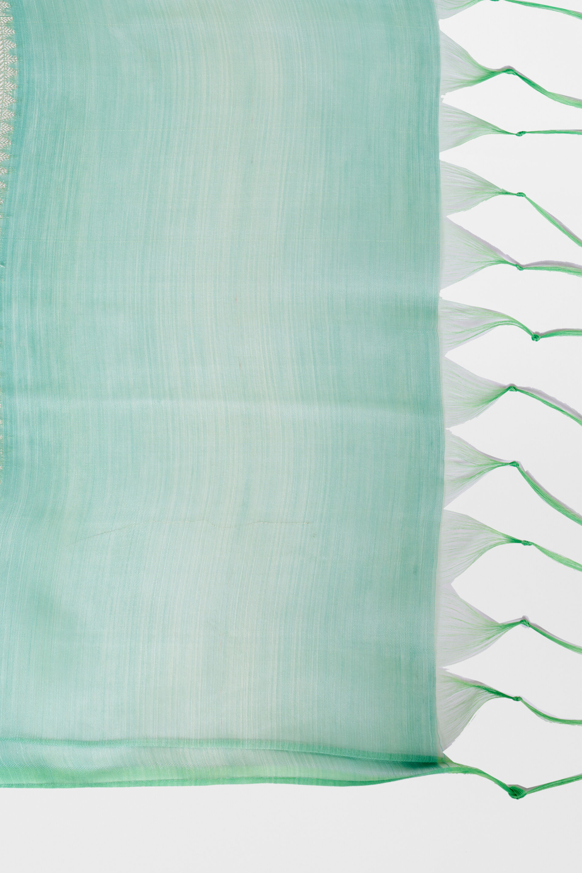 Green Chanderi Scarf, , image 2